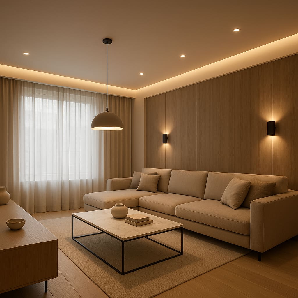 Beleuchtung Installation